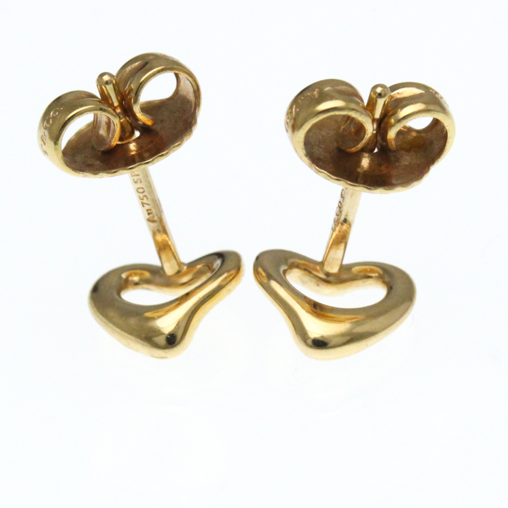 TIFFANY Authentic 18k Gold Heart Earrings - Picture 8 of 10